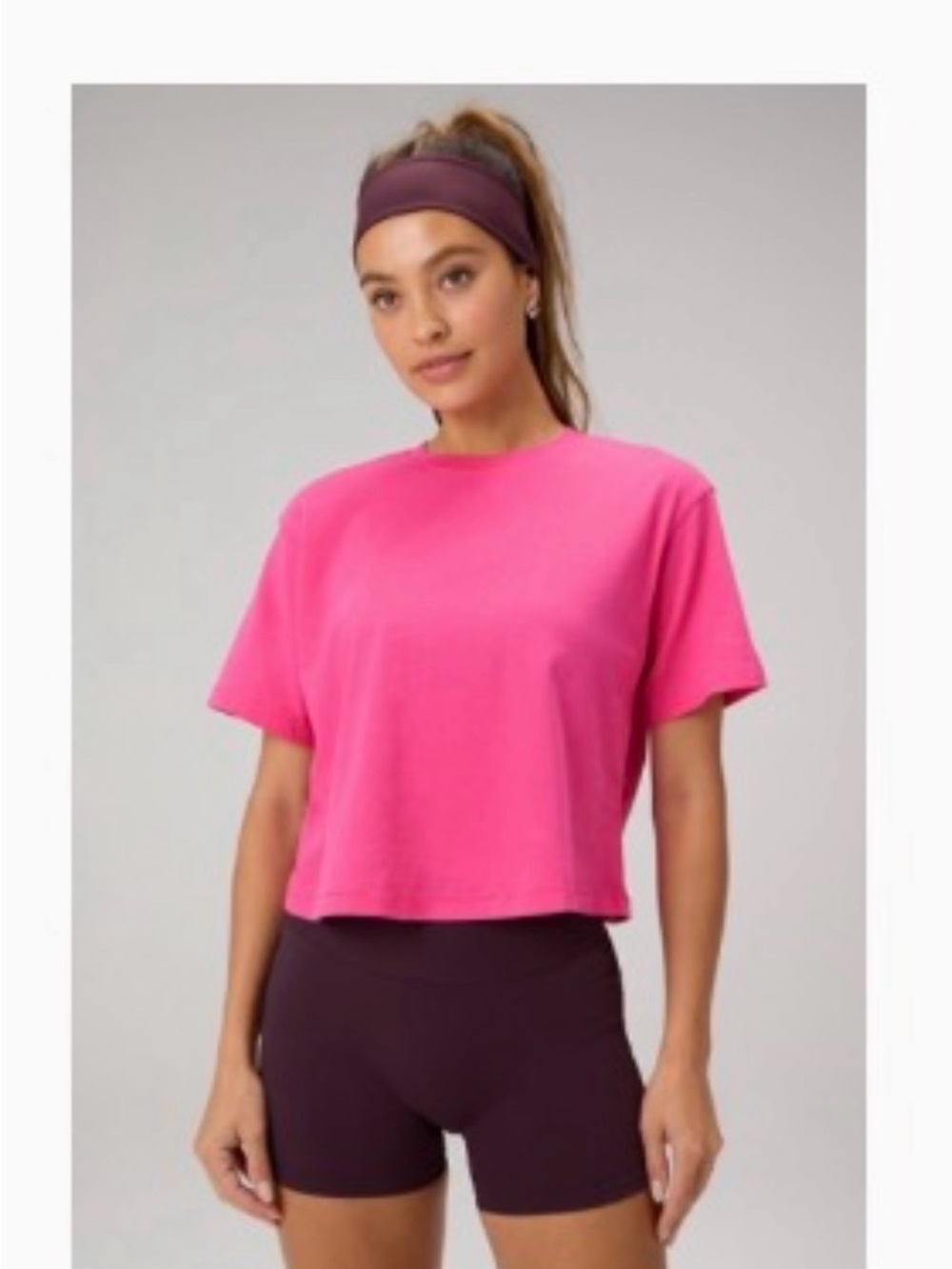 Fabletics Pink Crush M Boxy Tee